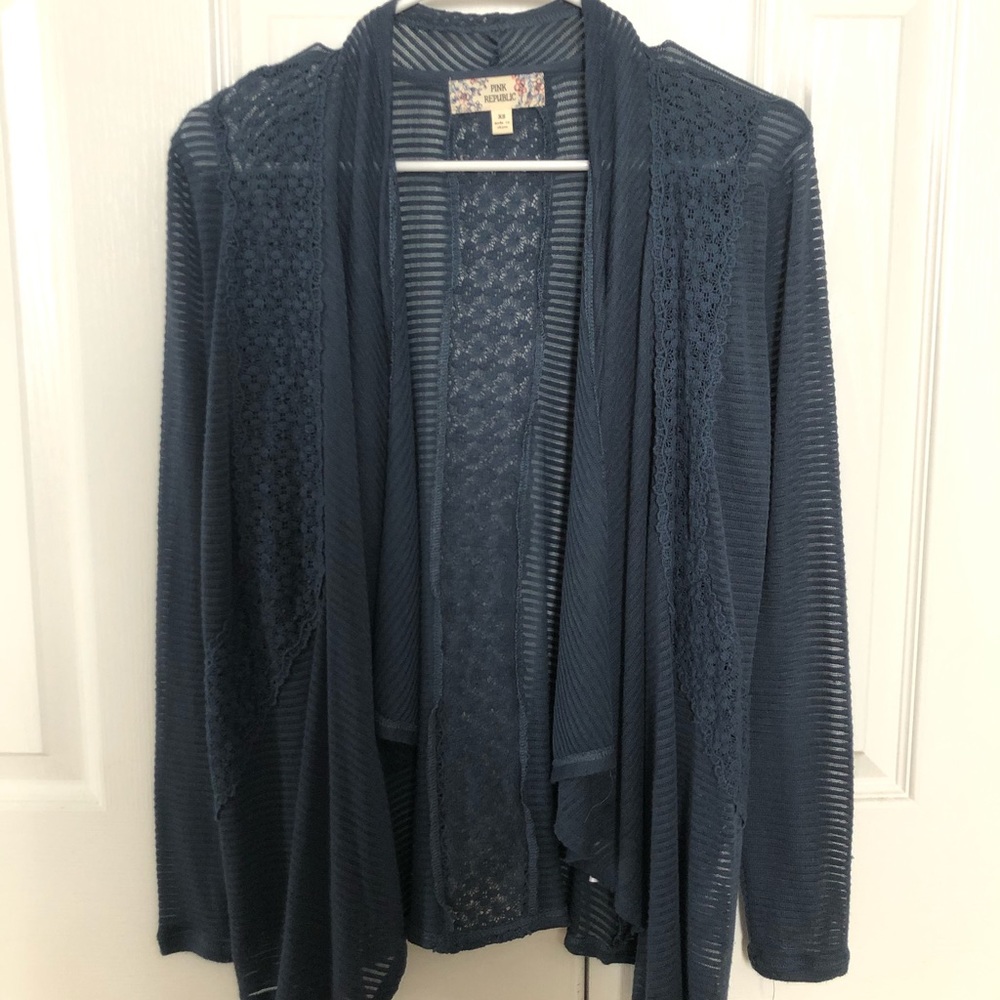 Light navy blue cardigan